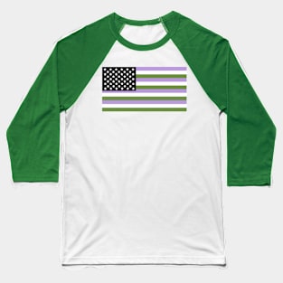 Gender Queer USA Baseball T-Shirt